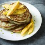 Coconut Pancakes with Mango and Lime Syrup Recipe | Gordon Ramsay