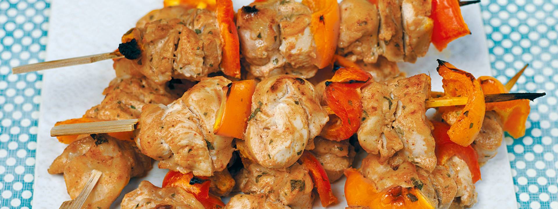 Lean MACHINE chicken skewers