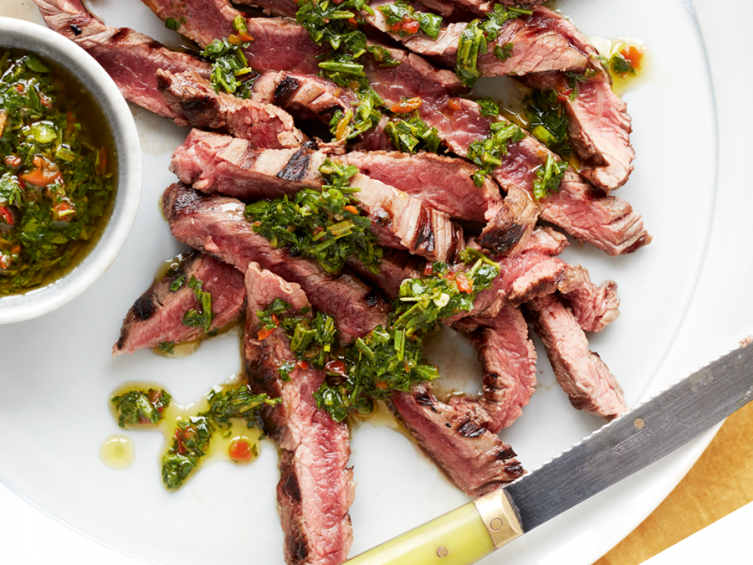 BAVETTE STEAK WITH ROSEMARY CHIMICHURRI