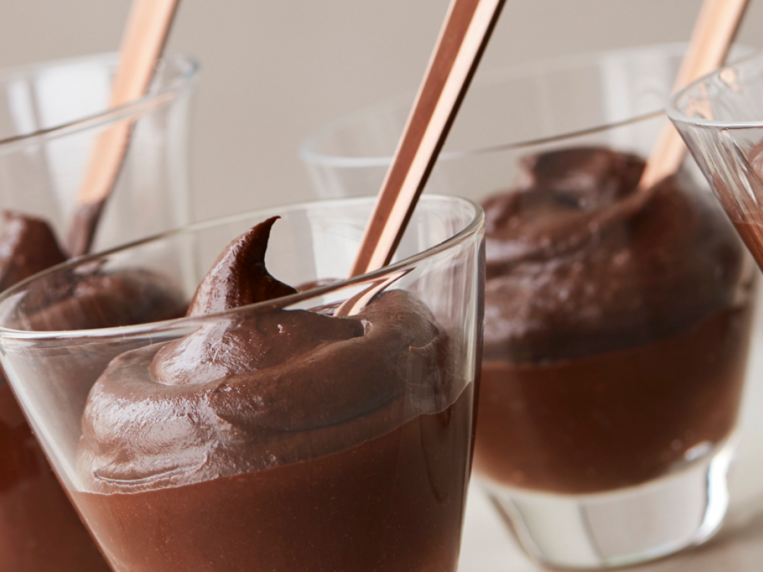 Chocolate and avocado mousse