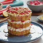 PISTACHIO RHUBARB LAYER CAKE WITH STICKY GINGER TOFFEE » Gordon Ramsay.com