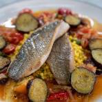 Sea Bass with Israeli Couscous from Ramsay in 10 » Gordon Ramsay.com