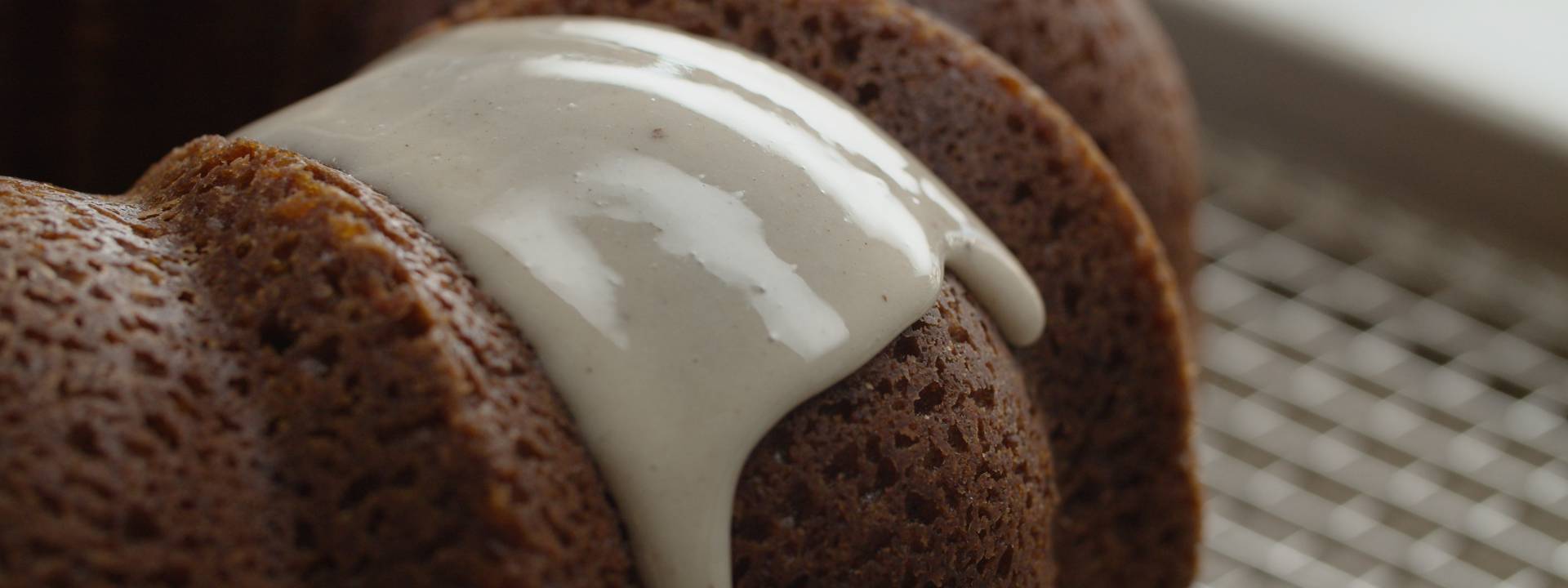 Gingerbread Bundt Cake with Lemon Glaze - Greedy Eats