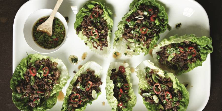 Asian Fried Minced Beef Cups 132