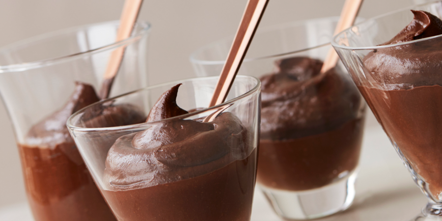 Chocolate and avocado mousse